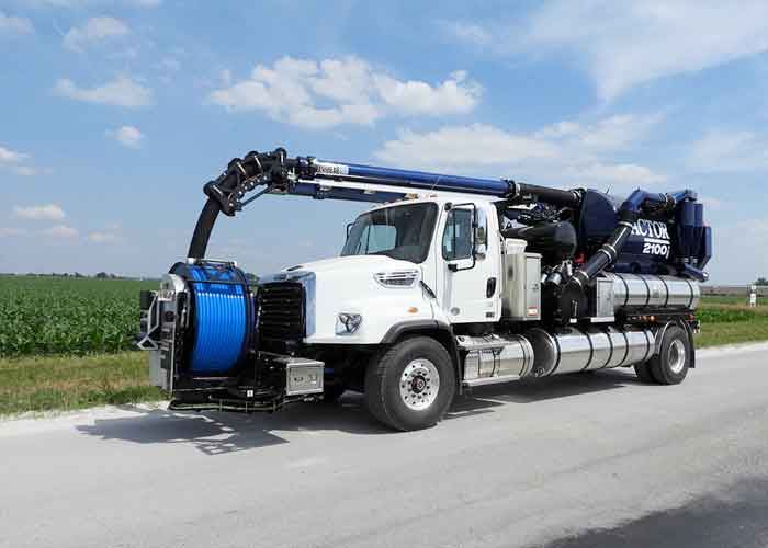 The Vactor 2100i Combination Sewer Cleaner